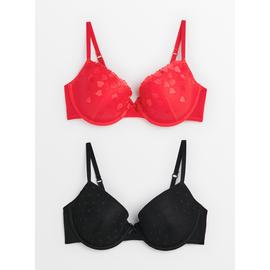 Buy A-GG Coral Supersoft Lace Full Cup Padded Bra - 32F, Bras