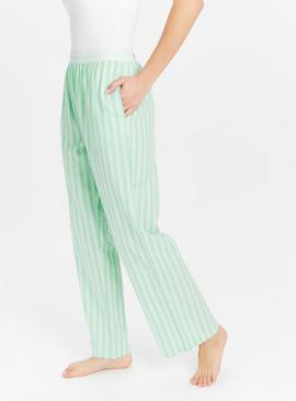 Green Stripe Pyjama Bottoms 