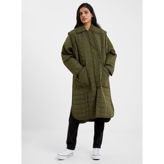 Buy FRENCH CONNECTION Aris Quilted Coat M/L | Jackets | Tu