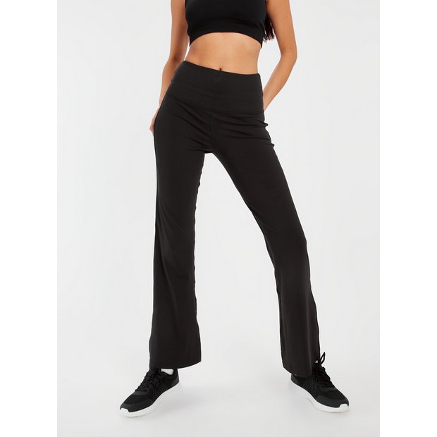 Buy Active Black Kick Flare Yoga Pants S, Sports leggings