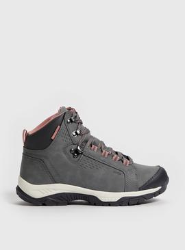 Dark Grey Hiking Boots 