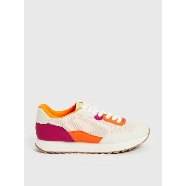 Bright hot sale orange trainers