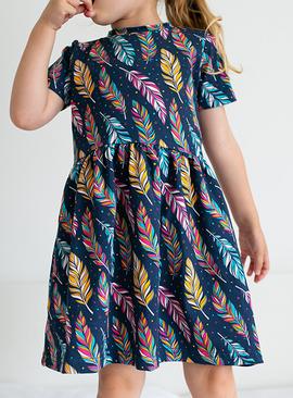 FRED & NOAH Navy Feather Dress 