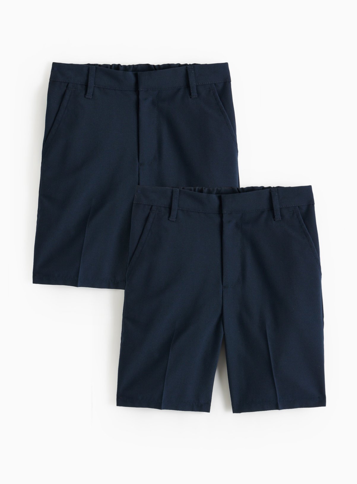 2 Pack Navy Classic School Shorts 4 years