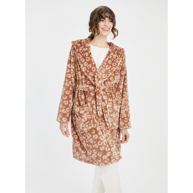 Next leopard clearance print dressing gown