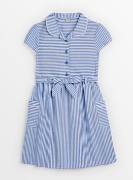 Blue Stripe School Dress 6 years 