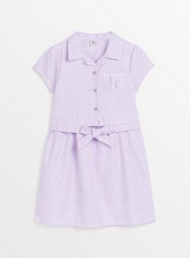 Lilac Gingham School Dress  