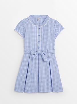 Blue Gingham Dress With Ease Classic School Dress 
