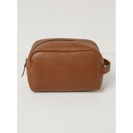 FATFACE Large Leather Wash Bag One Size