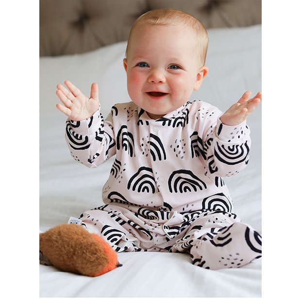 Buy FRED NOAH Milk Rainbow Sleepsuit 3 6 months Sleepsuits and pyjamas Tu