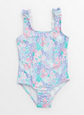 Ditsy Floral Print Swimsuit 11 years