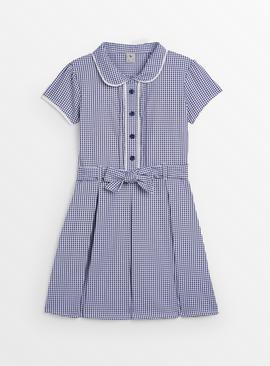 Royal blue sales gingham school dress