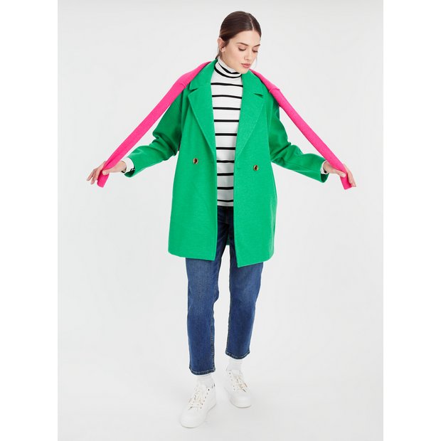 Buy Green Relaxed Tailored Coat 8 Coats Tu