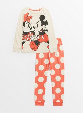 Disney Minnie Mouse Cream Pyjamas 