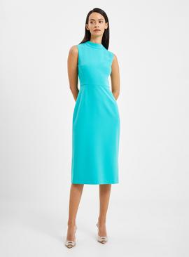 FRENCH CONNECTION Echo Crepe Mock Neck Dress 