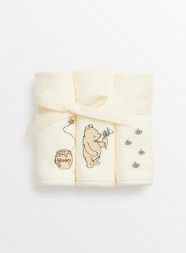 Winnie The Pooh Wash Cloths 3 Pack One Size