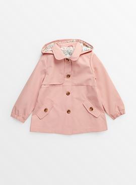 Pink Trench Coat 