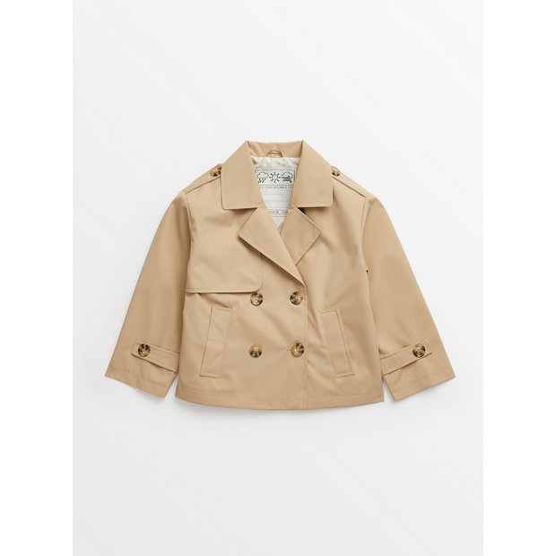 Boys tan store trench coat