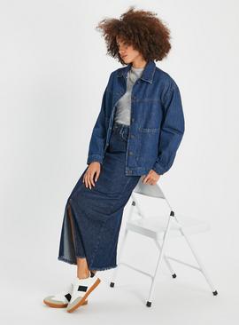 Collarless denim 2025 jacket sainsburys