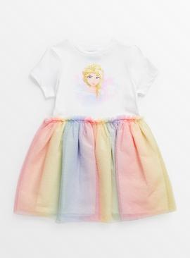 Disney Frozen Character Print Tutu Dress 