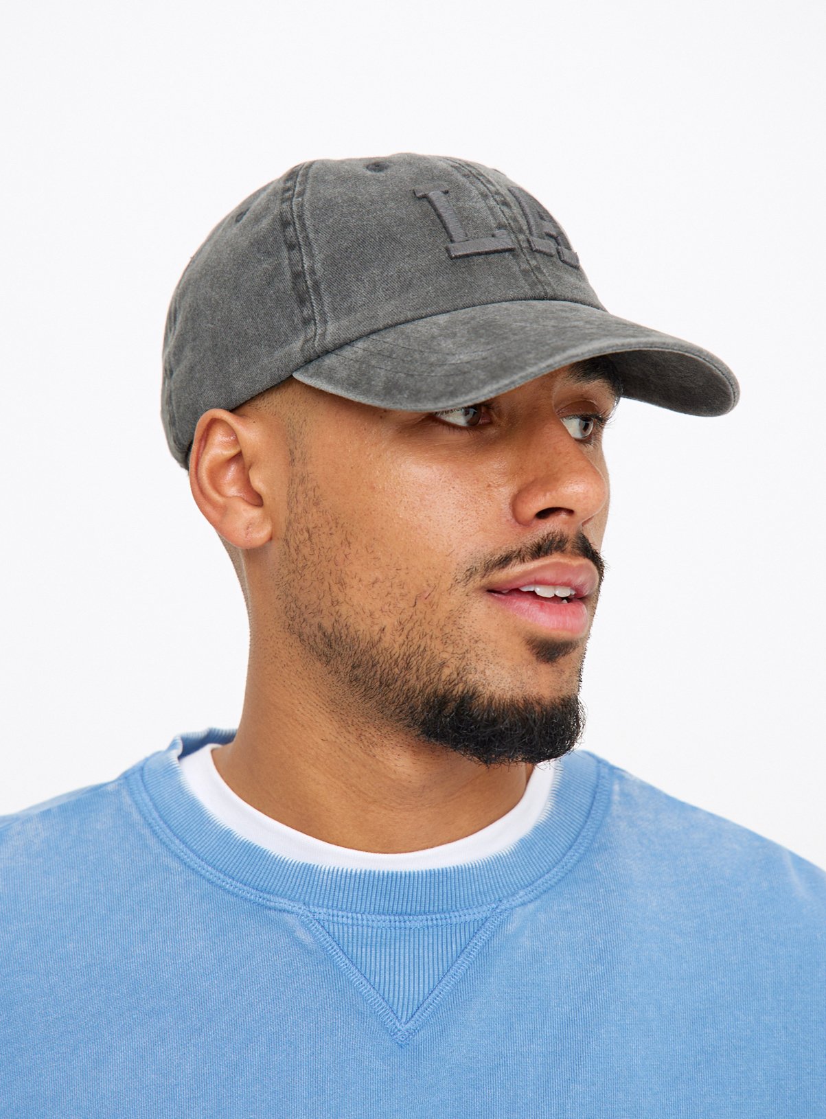 Charcoal Grey LA Appliqué Cap  One Size