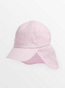Pink Checked Keppi Hat 
