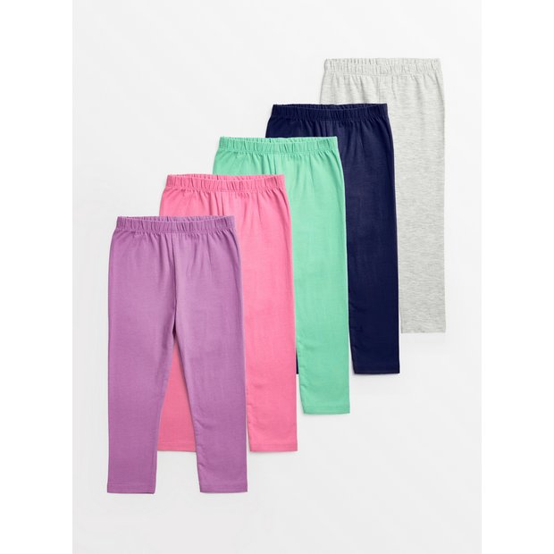 Buy Bright Leggings 5 Pack 6-7 years, Multipacks