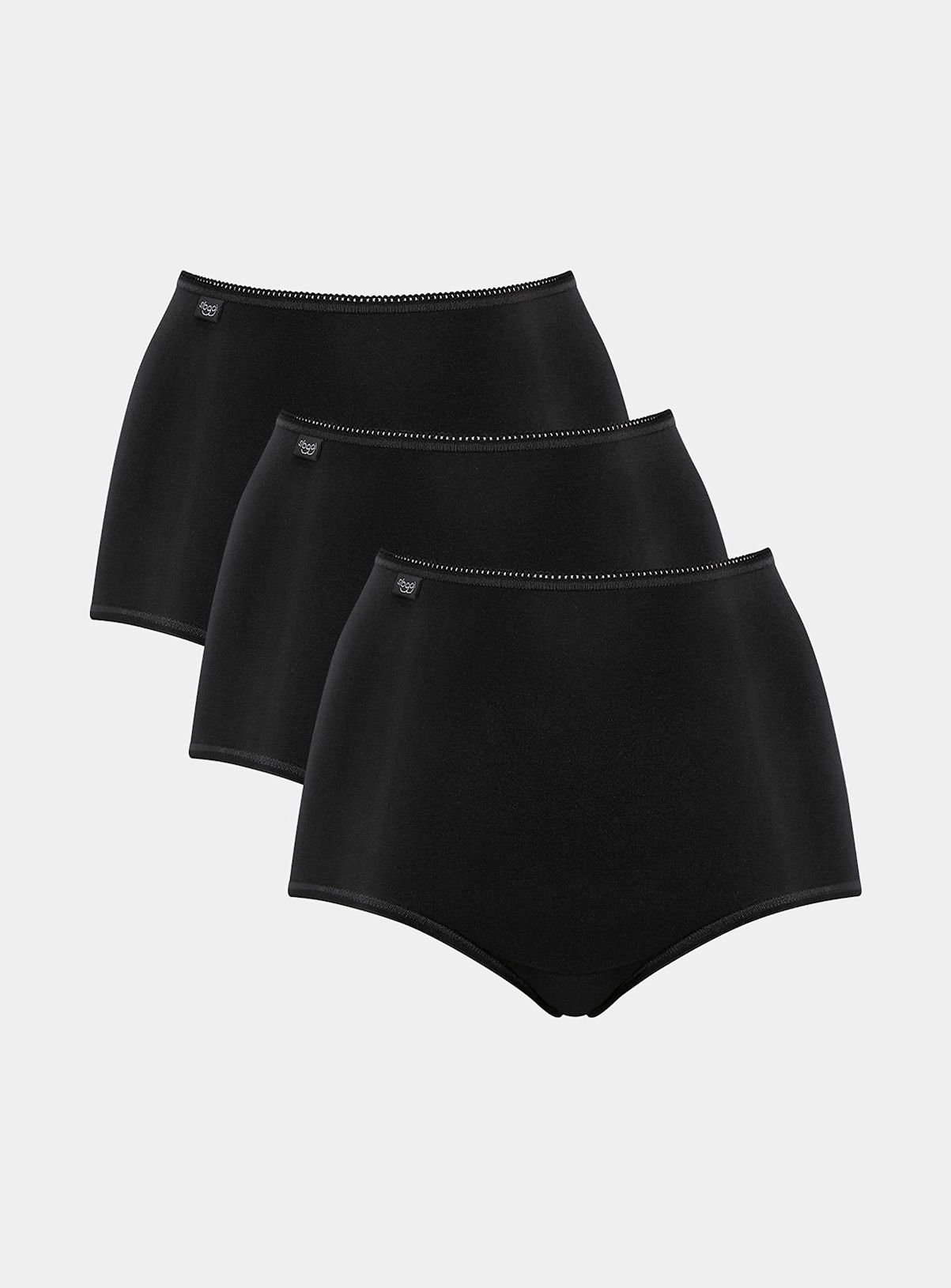 SLOGGI 24/7 Microfibre Maxi 3 Pack Black 