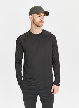 Active Black Long Sleeve T-Shirt XXXL