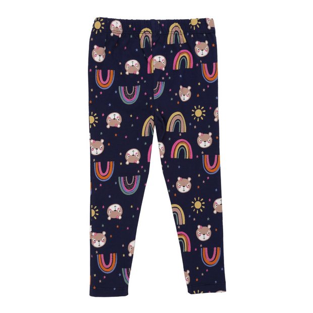 Buy LILLY SID GOTS 2Pk Lilly Leggings 3 4 Years Trousers Tu