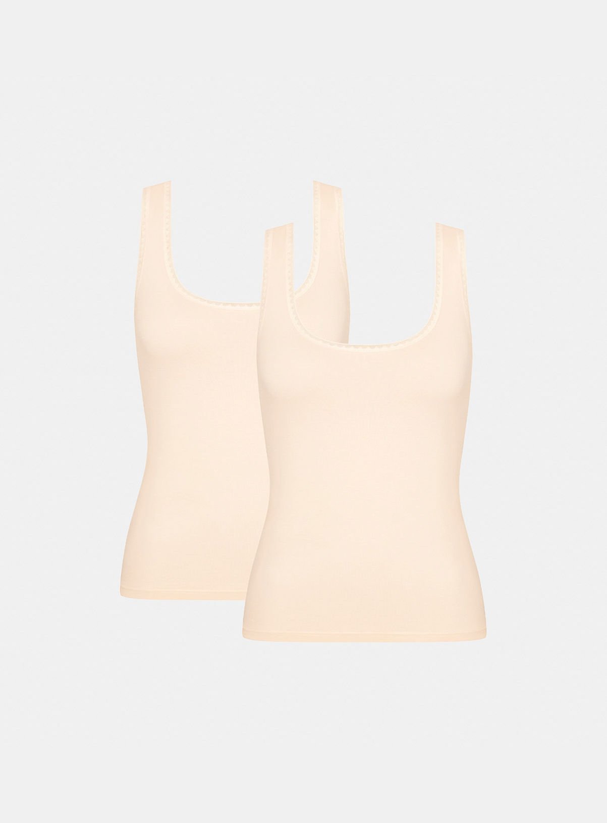 SLOGGI Go Tank Top Vetss 2 Pack Beige 