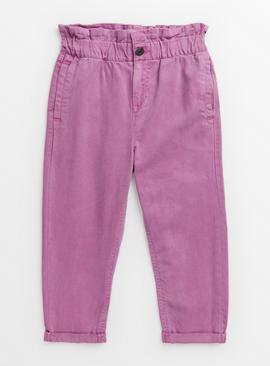 Lilac Paperbag Jeans 10 years