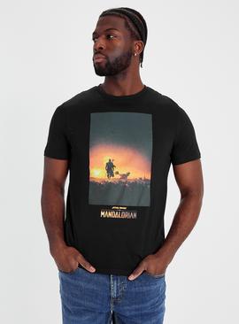 Star Wars Black Mandalorian Graphic T-Shirt XXXXL