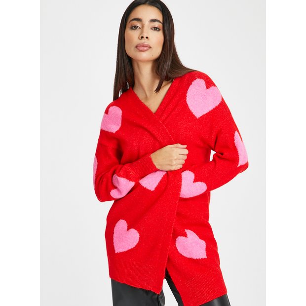 Buy Red Heart Jacquard Cardigan 8 | Cardigans | Tu