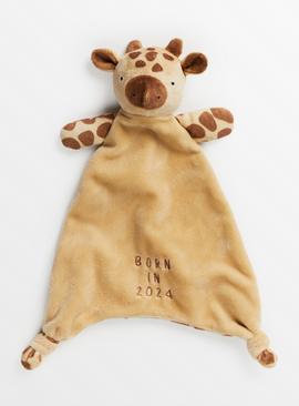 Giraffe Born In 2024 Comforter One Size