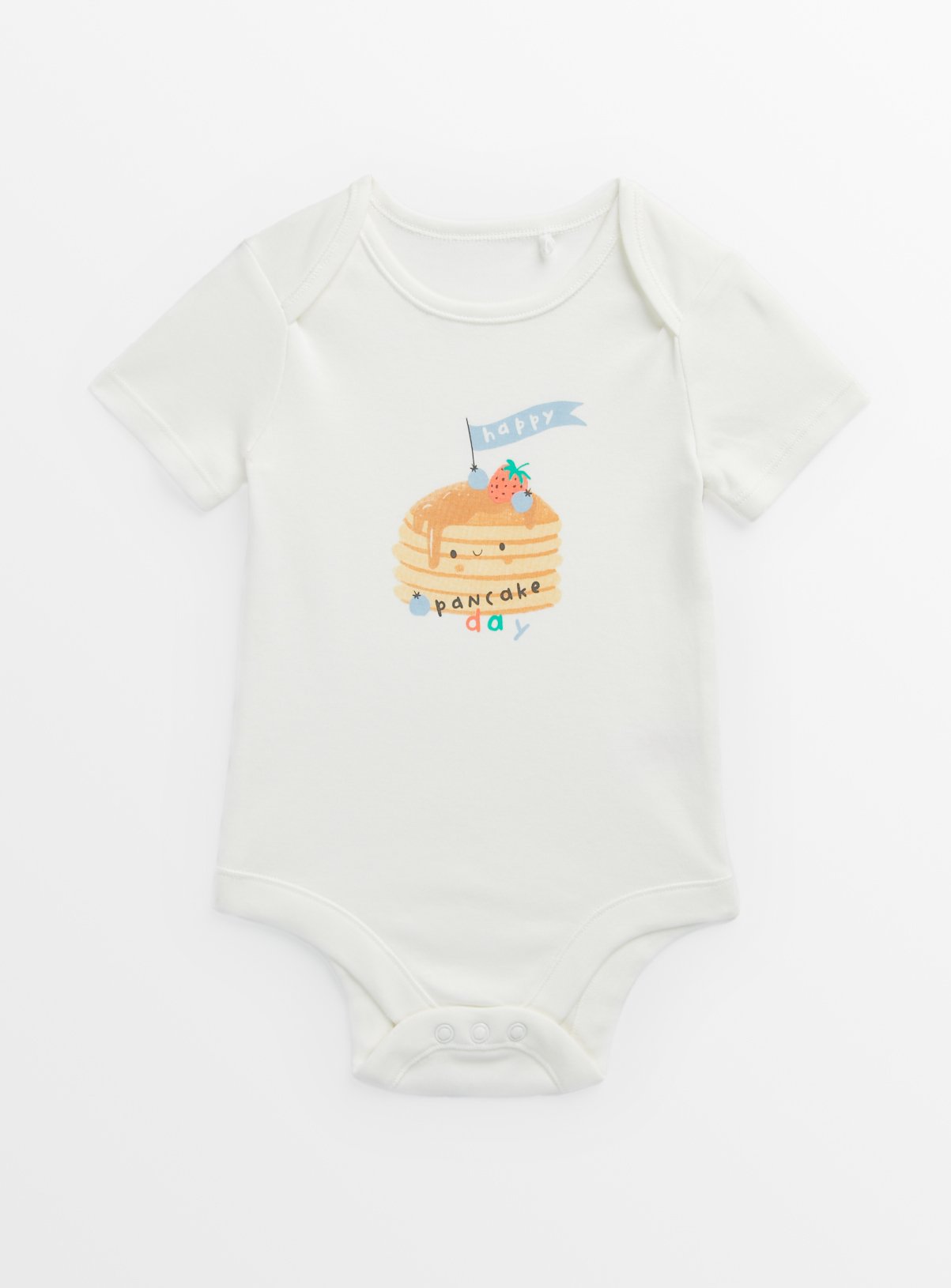Pancake Day Short Sleeve Bodysuit 3-6 months