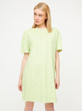 Easter Green Ditsy Floral Print Nightdress 