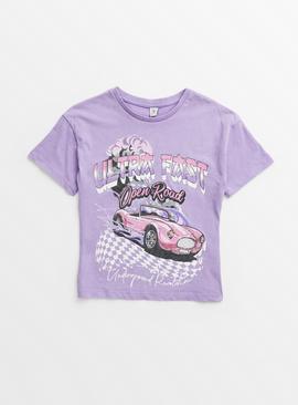 Lilac Motorsport Graphic T-Shirt 