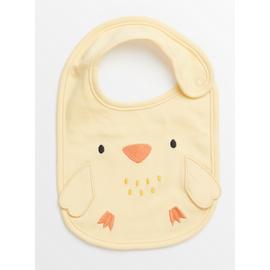 Yellow Easter Chick Bib One Size