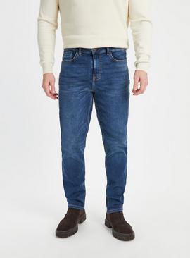 Ultimate Comfort Midwash Denim Slim Fit Jeans  