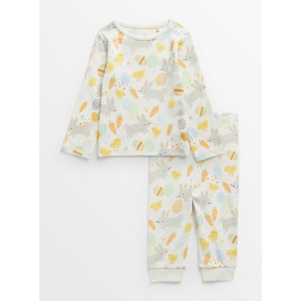 Buy Easter Print Bunny Pyjamas 6 9 months Sleepsuits and pyjamas