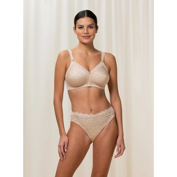 Doreen Cotton N Full Cup Bra Skin 34B Skin Beige : : Clothing,  Shoes & Accessories