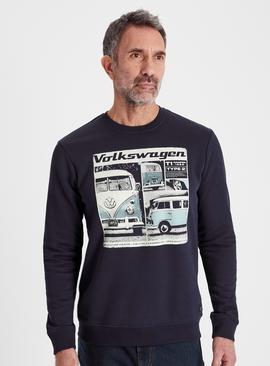Navy VW Graphic Sweatshirt 