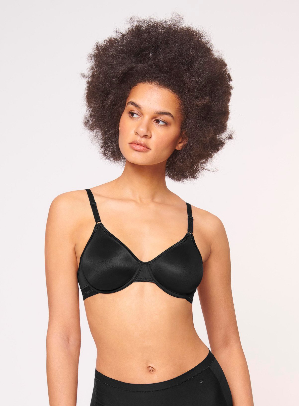 TRIUMPH Micro Fun Underwired Bra Black