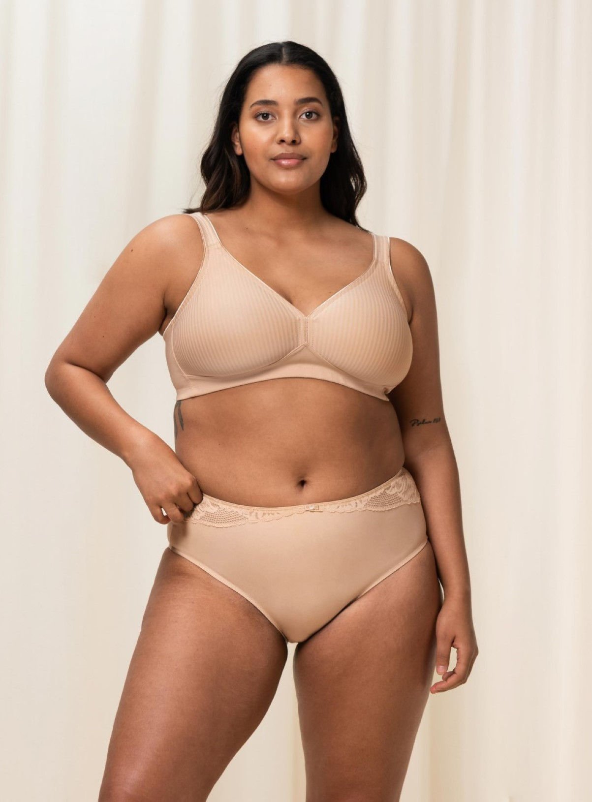 TRIUMPH Modern Soft+Cotton Non Wired Bra Nude 42C