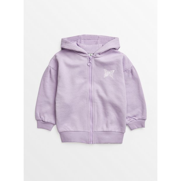 Light purple hotsell zip up hoodie