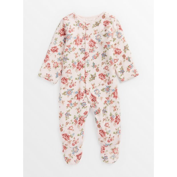 Sainsbury's baby 2024 girl sleepsuits