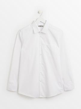 White Regular Fit Long Sleeve Shirts 2 Pack  