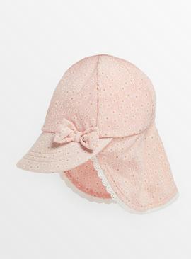 Pink Floral Keppi Hat 6-12 months