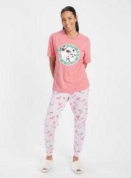 Pink Dog Mum Printed Pyjamas 
